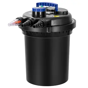 VIVOHOME Bio Pressure Pond Filter with 13W Light, Suitable for Koi Ponds or Ornamental Ponds, Easy to Maintain