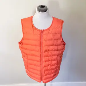 Herschel Featherless Quilted Vest in Orange