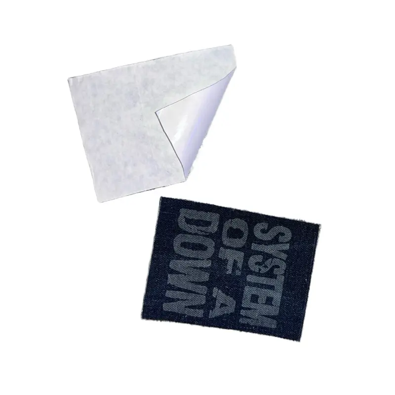 System of a Down recycled denim Iron on Patch
