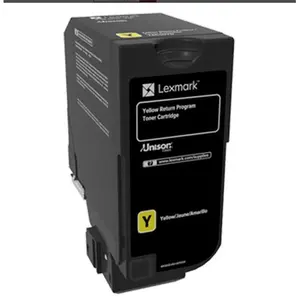 Lexmark LEX74C00YG CS720DE GSA LW TAA Yellow Return Program Toner Cartridge