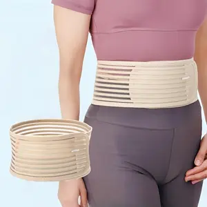 Adjustable Waist Support Belt,Breathable Spandex Lumbar Support Brace,Magic Tape Non-slip Waist Stabilizer,Flexible Hand Washable Posture Corrector for Gym Fitness,Yoga Pilates,Daily Work Sitting Relief and Body Pain Support