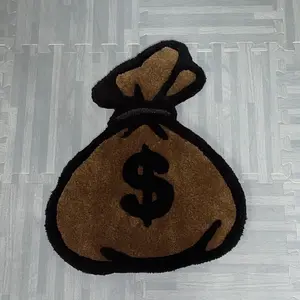 Money bag custom hand made rug