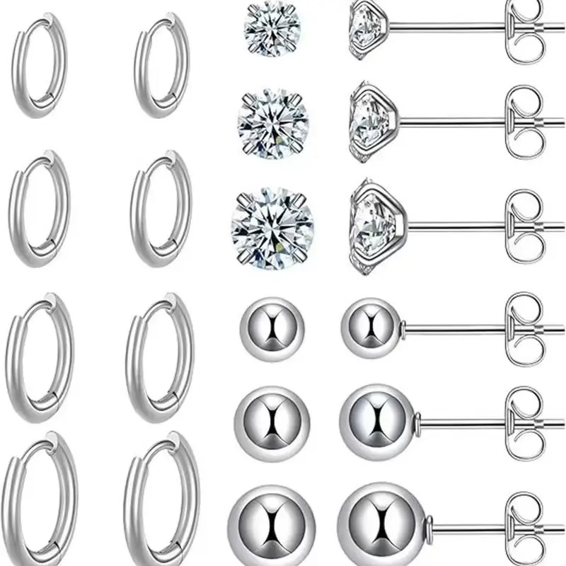 10 pairs of steel color set D