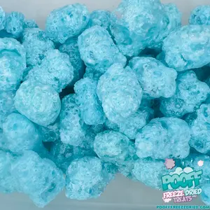 Freeze Dried Blue Raspberry Gummi Bears