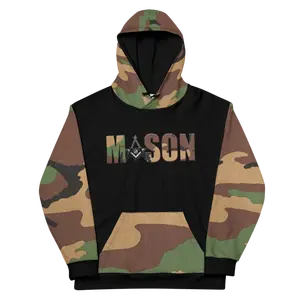 BroUFaaM Custom Freemason Camo & Black Hoodie