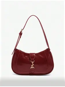Vintage Minimalist Crescent Crossbody Bag with Adjustable Strap Local 1PC Small Portable for Dating Outings Gatherings Crossbody Shoulder Bag Stylish Crossbody Bags