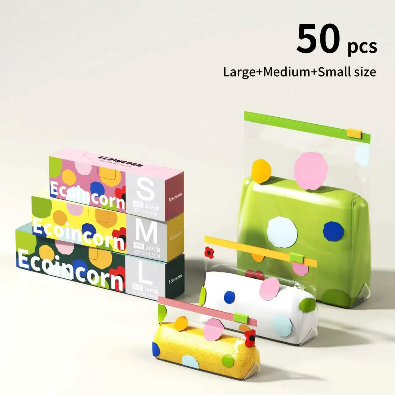 Combo Pack (Large   Medium   Small) 50pcs