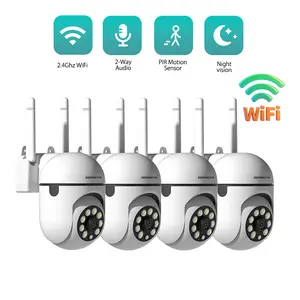 Beenocam 1/2/3/4PCS 2.4G WiFi 3MP HD AI Security Camera--Color Night Vision Capabilities, Featuring a Camera, Wifi, Two-Way Audio,360° PTZ Panorama,Motion Detection, And Visual Alert Functions,Mother's Day Gift
