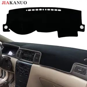JIAKANUO Car Dash Cover Mat for Toyota Corolla 2000-2006,Left Hand Driving Non-Slip Dashboard Cver Interior for Camry Accessories Custom Fit Dash Mat SInshade WindshieldGlare Black