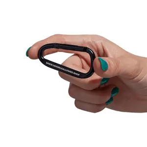 NGA Carabiner D-shaped Custom Inscribed NO GIRLS ALLOWED Smooth Spring Snap Gate for Golf Towels Keyrings Lightweight Sturdy Durable Design