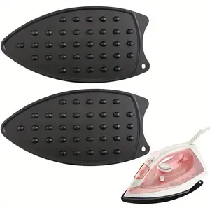 Iron Rest Pad, Multipurpose Iron Hot Resistant Mat for Flat Irons, Ironing Board, Laundry Room -Black