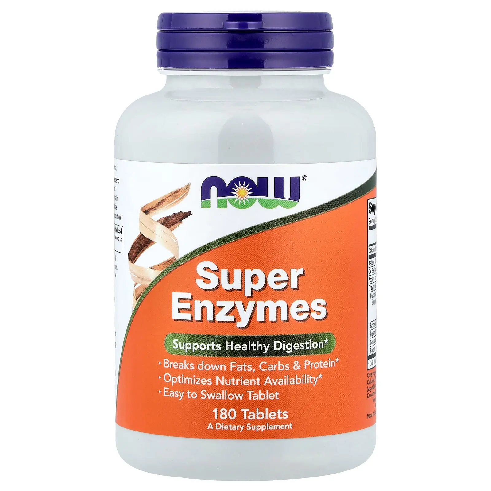 NOW Foods Super Enzymes, 180 Tablets