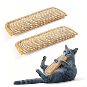 Asteroid 2-piece Interactive catnip chew toy, contains [6000mg organic catnip], soft jute material scratching and kicking cat toy, suitable for indoor kittens, lets bored cats play wildly