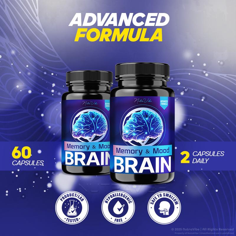 Memory and Mood Brain - Advanced Dietary Supplement