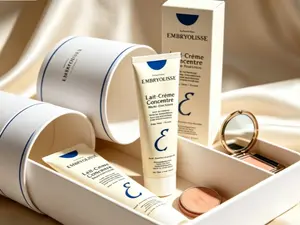 Embryolisse 6-in-1 Hydration Cream – 2.54 fl.oz Lait-Crème Concentré, Suitable for Dry, Sensitive, Oily & Combination Skin