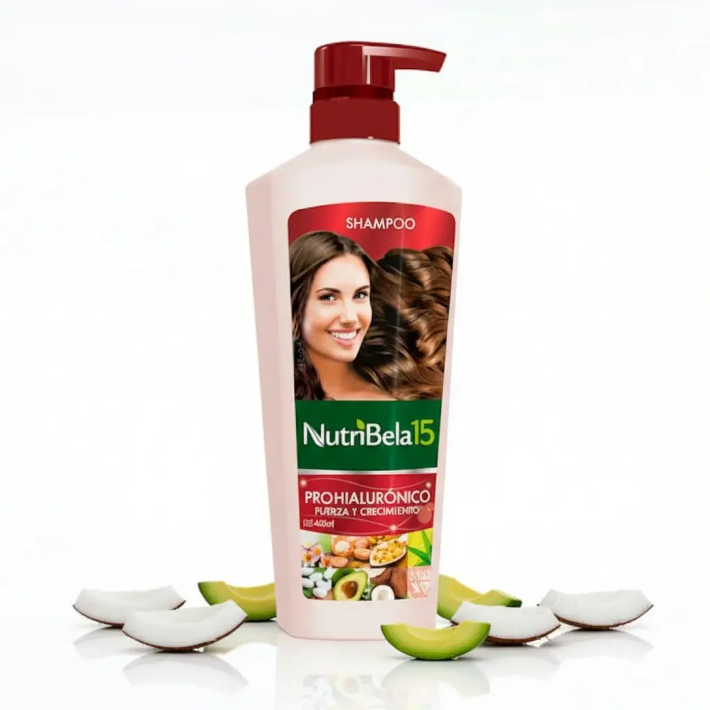 Nutribela 15 Shampoo Pro Hialuronico x 400 ml