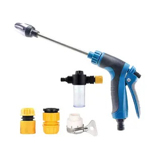 Pressure Washer 15X More Powerful Than Traditional Hose High-Pressure Cleaner Easy Installation Universal Fit Walkways Cleaner with Accessories