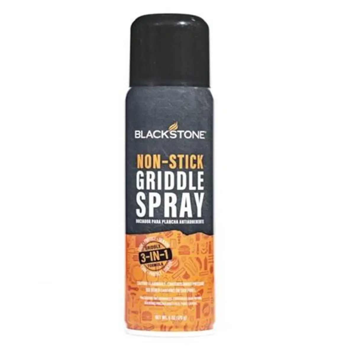 BLACKSTONE 3-in-1 Multi-Use Griddle Spray - 3-in-1 Formula Non-Stick Formula Cookware Accessory for Cast Iron, Protects Griddle (North Atlantic Imports 8061697)