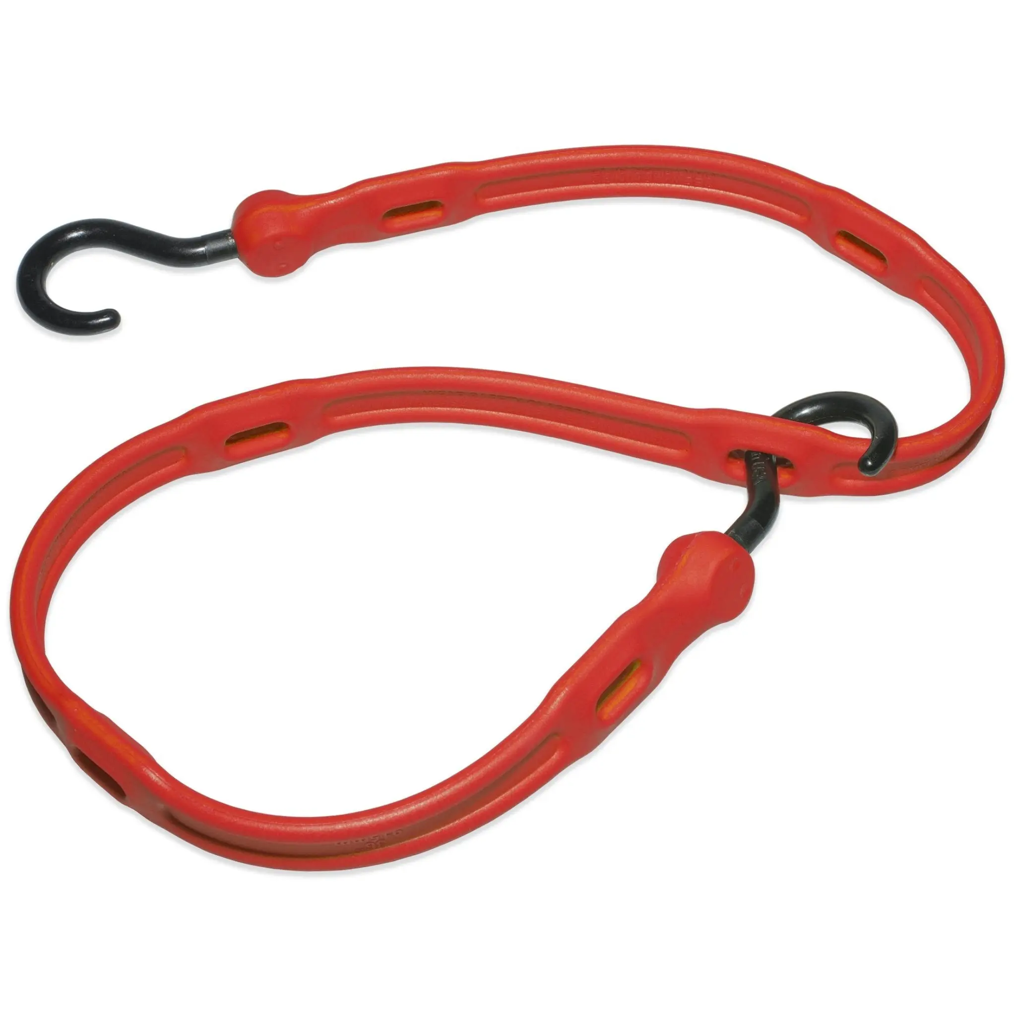 Adjustable Bungee Cord 36" Red Nylon with Molded Hooks Superior Stretch & Memory Retention for Secure Tying Down Cargo Tools
