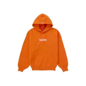 Supreme Men's Box Logo Hooded Sweatshirt (FW24) Dark Orange, from StockX