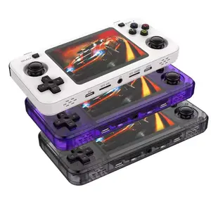 Compact Open Source R36H Retro Handheld Game Console - 128G, 3.5" IPS HD Screen, Preloaded 20000+ Retro Titles, Supports PS1/GBA/SNES, Portable Pocket Player with Protection, Ideal Gift for Gamers