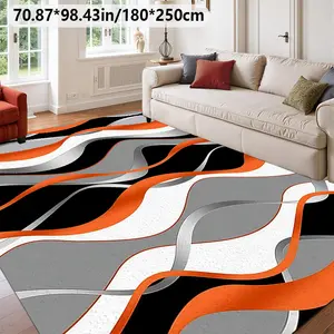 Abstract Art Geometry Modern Wind Area Carpet Modern Abstract Rug Machine Washable Home Decoration Sofa Tea Table Cushion Bedside Cushion Dining Table Cushion Kitchen Study Home Carpet Floor Cushion Geometric Pattern Rug