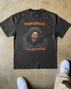 [Sale Up To 40%] Funkadelic Black Heavy Weight Tee Unisex Retro Graphic Tee Fashion Clothing