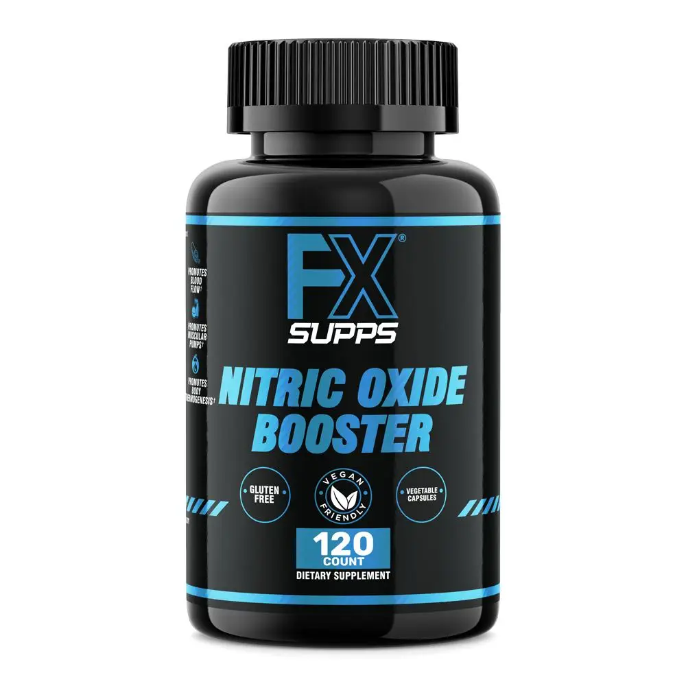 Nitric Oxide Booster 120CT - Healthcare & Fitness Supplement for Enhanced Blood Flow, Muscle Endurance, Strength & Power Dietary Edible