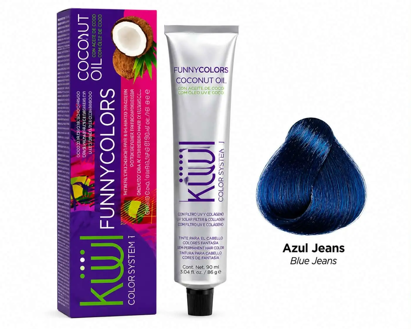 Kuul Color Playful Semipermanent Temporary Hair Dye, 3.4 fl oz