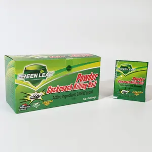 Green Leaf Cockroach Killer, Powerful Cockroach Bait, Powerful Ant Killer, Cockroach Traps, Fly Killer (50 sachets)