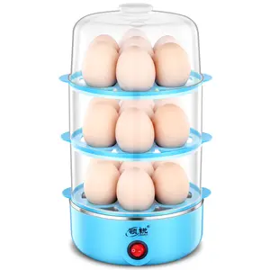 Double Layer Multifunctional Egg Cooker Stainless Steel Mini Breakfast Steamer for Home Daily Egg Making