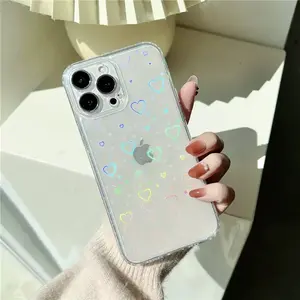 StickMate™ Holographic Heart iPhone Case