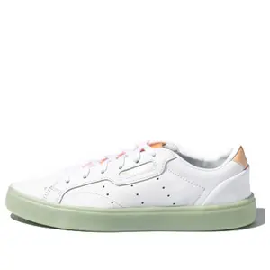 (WMNS) adidas Sleek 'White Amber Tint' FW5464 Closed Boy Footwear