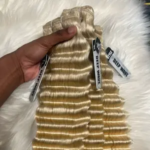 BrisRawHairCo 613 Blonde Deep Wave Bundles