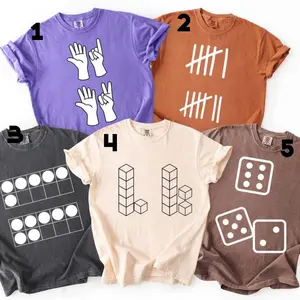 Comfort Colors Funny 6 7 Halloween Teacher T-Shirt, Teacher Team 6 7 Halloween Group Shirt, Six Seven Group Costume Tee, Teacher Teen 6 7 Tshirt, Full Colors