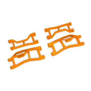Traxxas Orange WideMaxx Front Upper & Lower HD Suspension Arms - 10727-ORNG