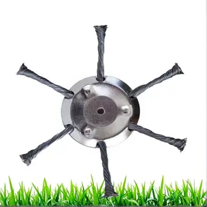 2025 Metal Weed Eater Blade – Steel Wire Grass Trimmer Head, Universal Replacement for Electric & Cordless String Trimmers