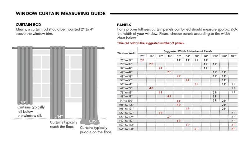 Back Tab and Rod Pocket Plain Curtains 2 panels — Deconovo Thermal Insulated Room Darkening Curtains