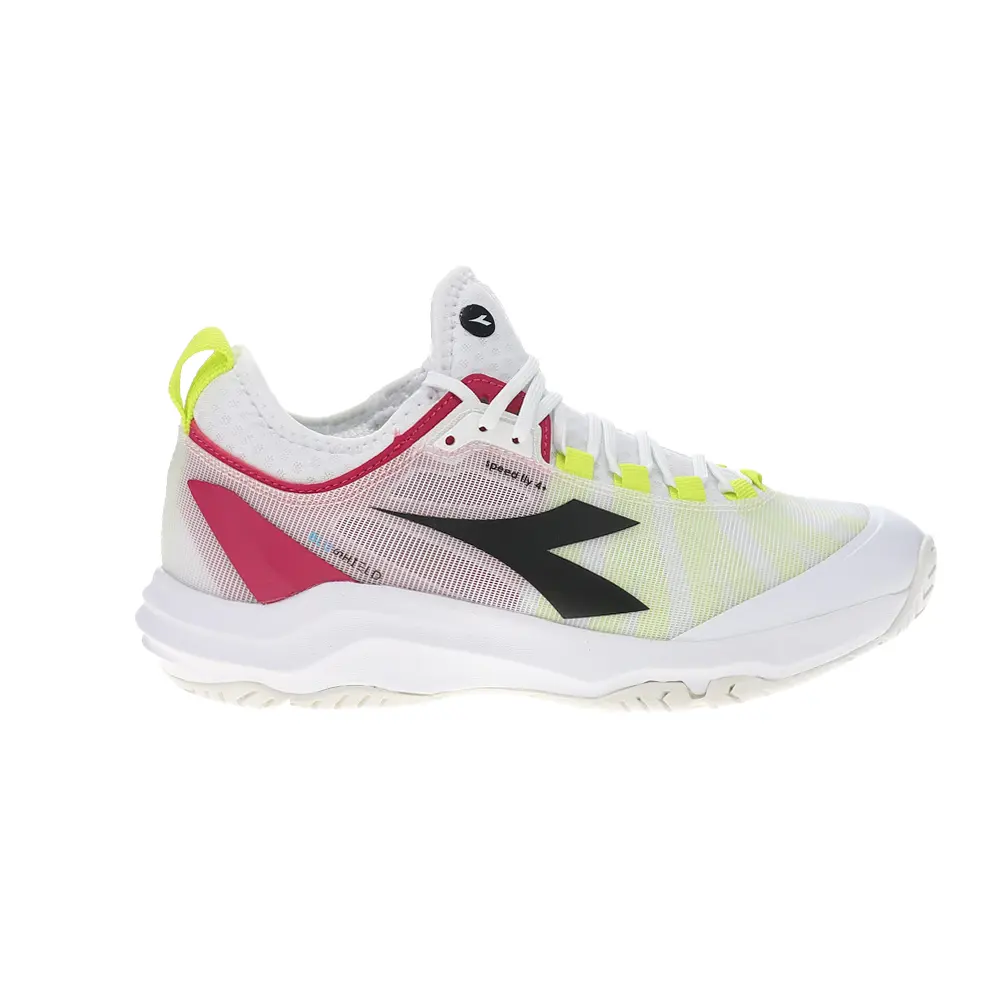 diadora Womens Speed Blushield Fly 4 Plus Ag Tennis Sneakers Shoes - White diadora Womens Speed Blushield Fly 4 Plus Ag Tennis Sneakers Shoes - White