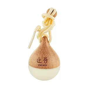 ZHIWU Car Air Freshener Diffuser - Water Drop Aromatherapy for Car Rearview Mirror, Odor Eliminator, Sun Garden Fragrance