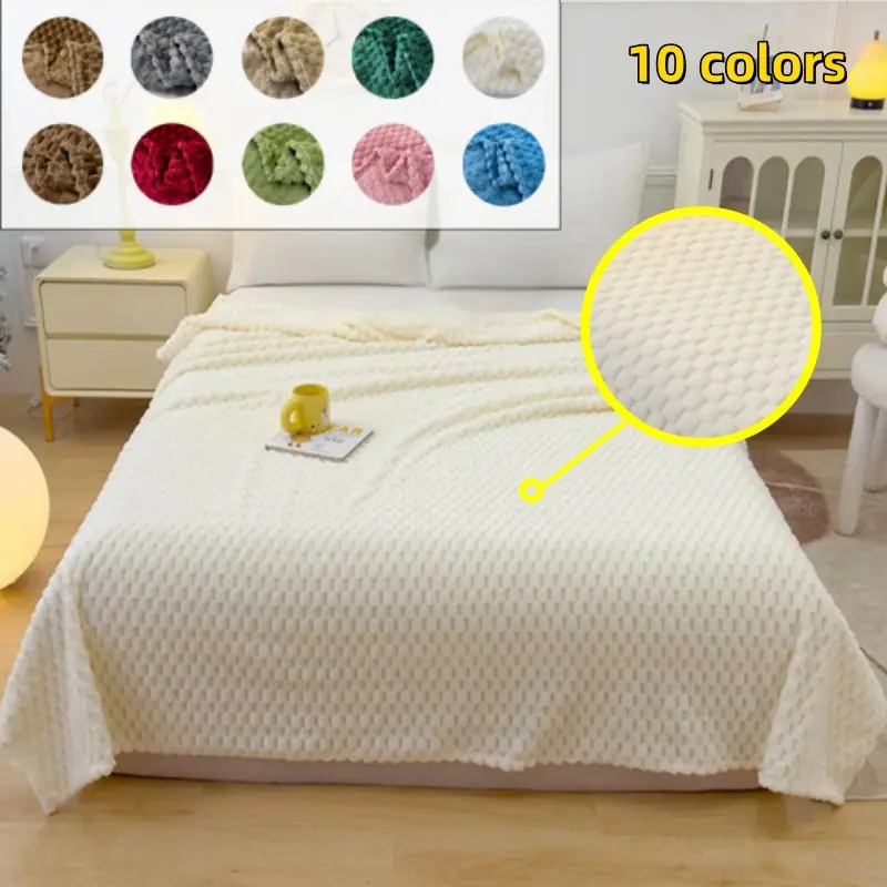 Soft Turtle Fleece Air Conditioning Blanket, Lightweight Cozy Blanket, Soft Warm Blanket, Breathable Non-Sweaty, Lightweight Bedding for Sofa Bedroom, Comfortable Rest Experience