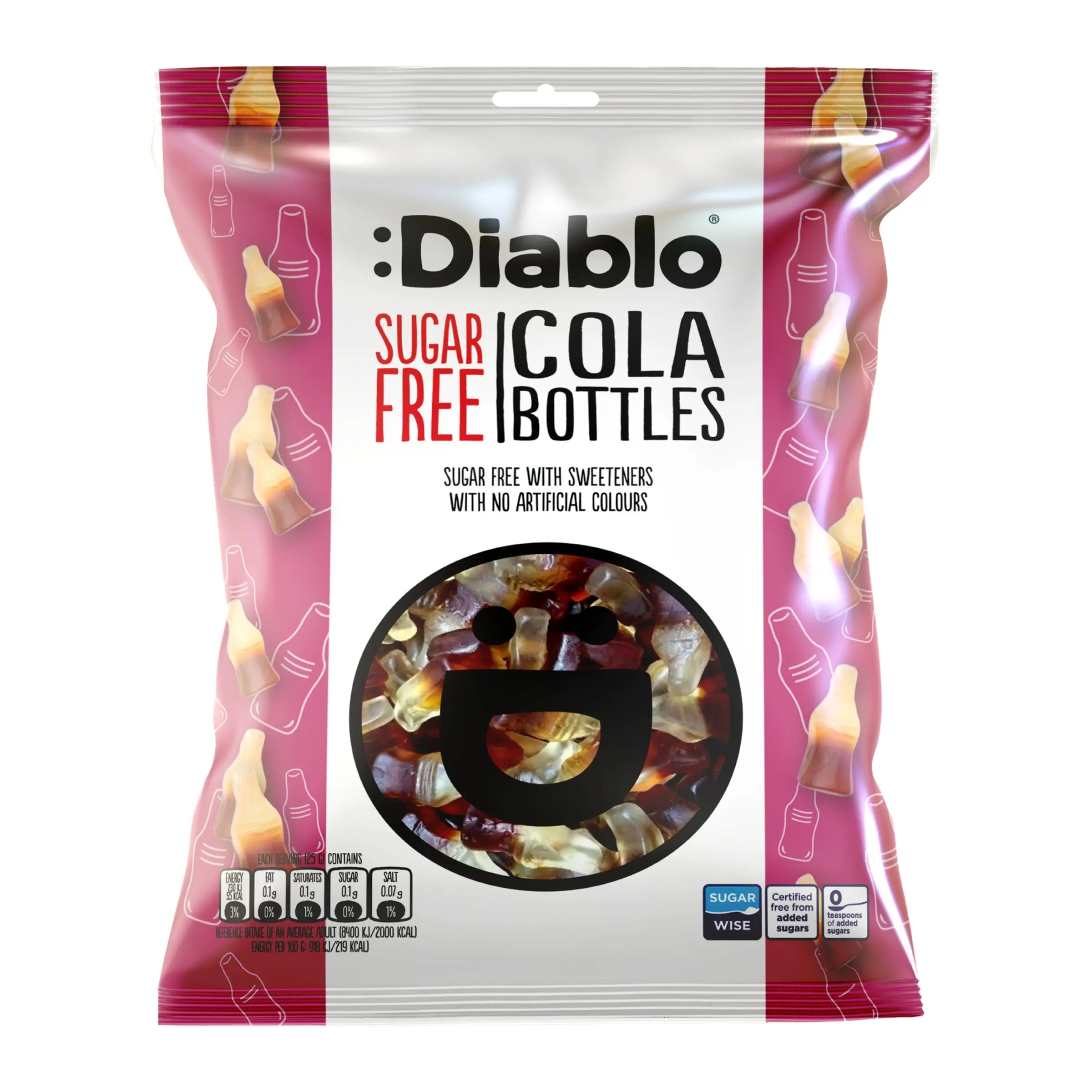 Diablo Sugar Free Cola Bottle