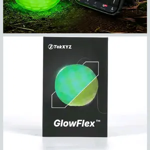 GlowFlex Reflex Ball with Counter App, Glow-in-the-Dark | TekXYZ