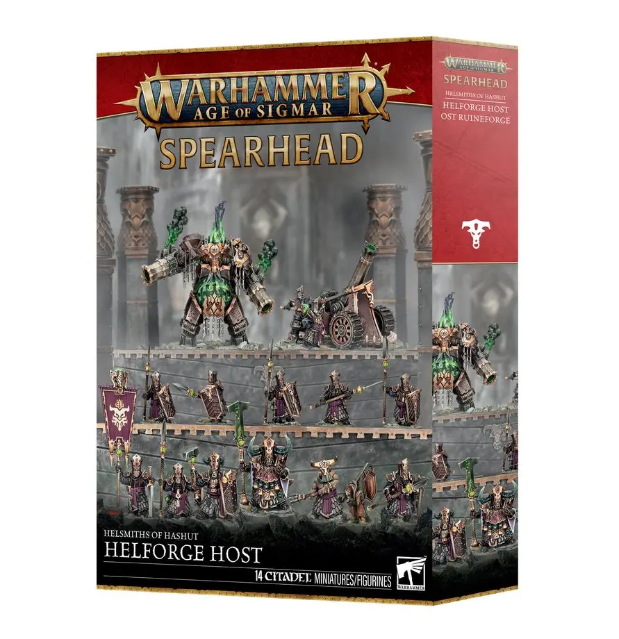 Warhammer: Age of Sigmar Spearhead Helsmiths of Hashut Helforge Host