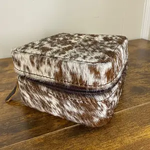 Medium Cowhide Jewelry Box
