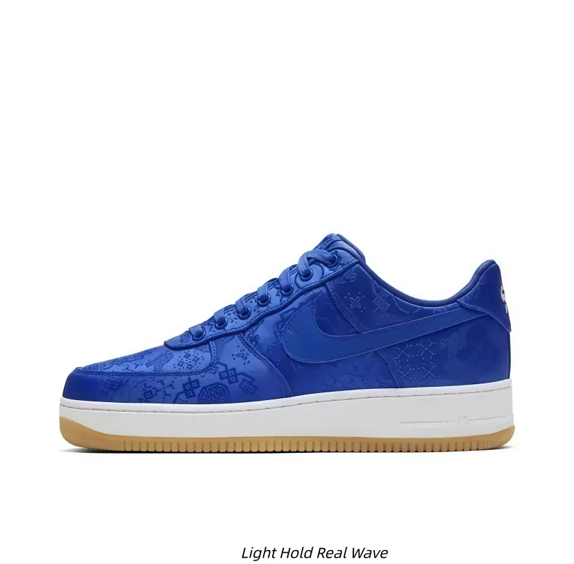 Viral Royal Blue Suede Street Sneakers Unisex Soft Cushioned Gum Sole Flat Shoes Retro Daily Trainers