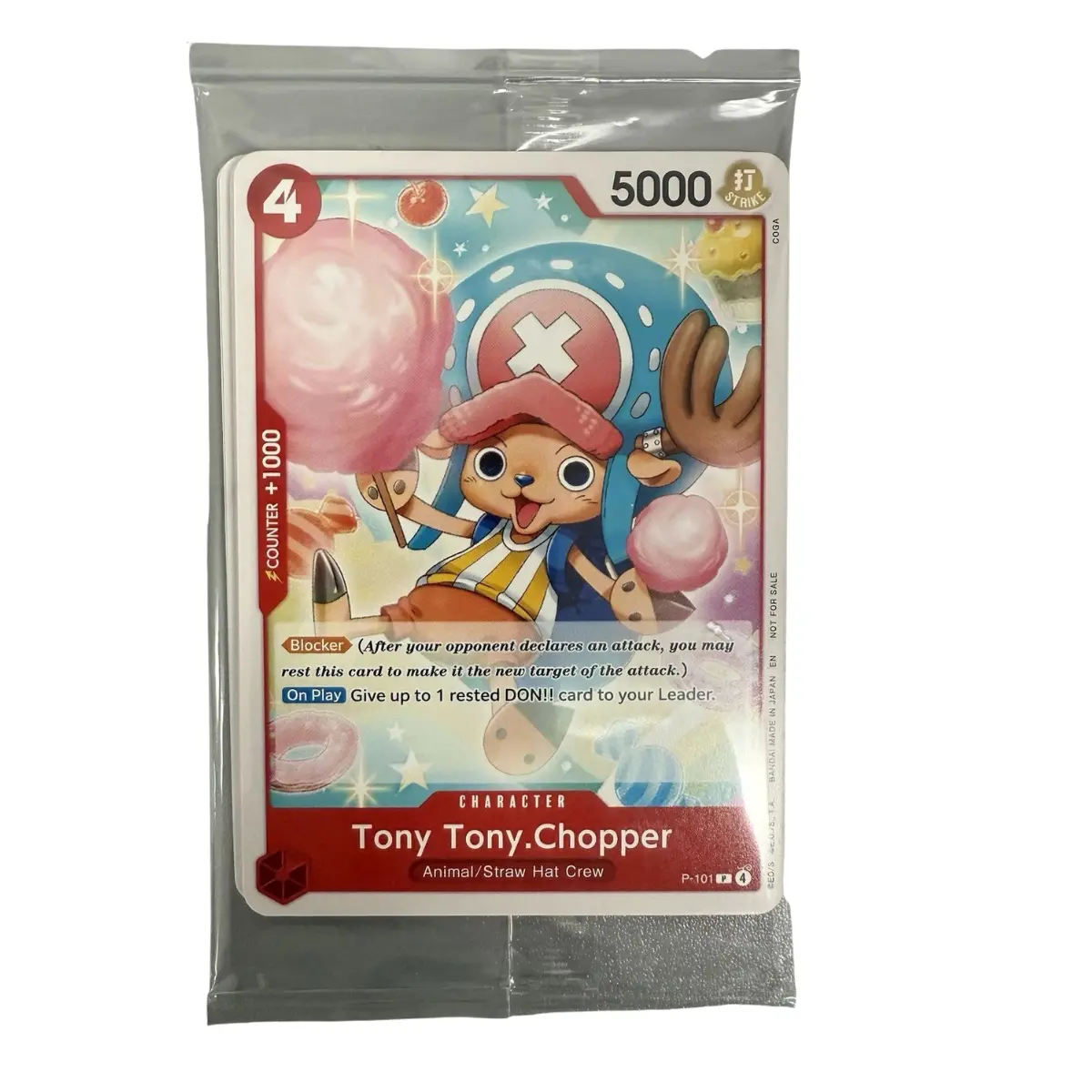 One Piece Promo Pack P-101 to P-107 Gol D Roger Tony Tony Chopper