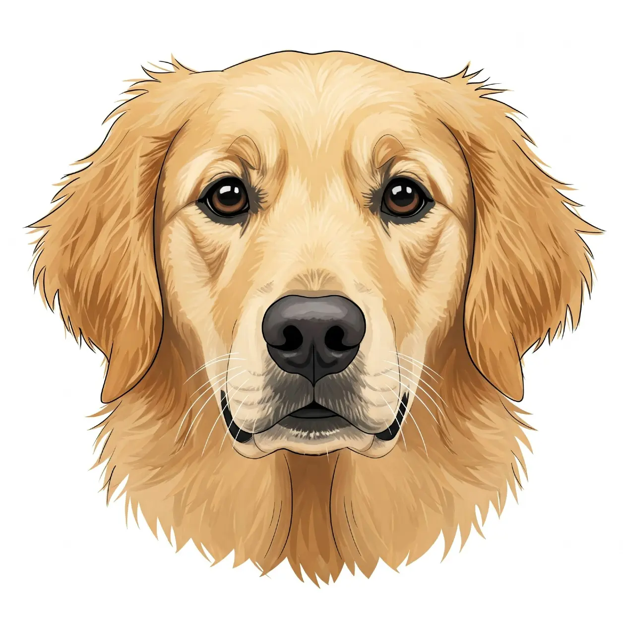 Golden Retriever - Hitch Cover Design