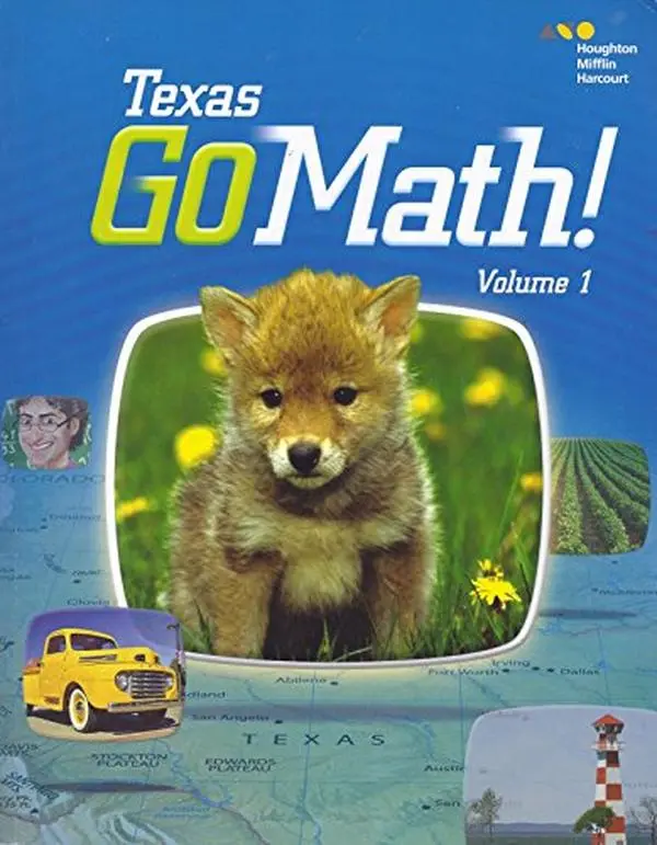 USED Book - Go Math! Texas Grade K (1) (Houghton Mifflin Harcourt Go Math!) by Houghton Mifflin Harcourt (Paperback) - english