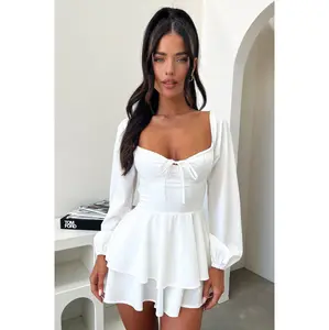 Mila Playsuit - White